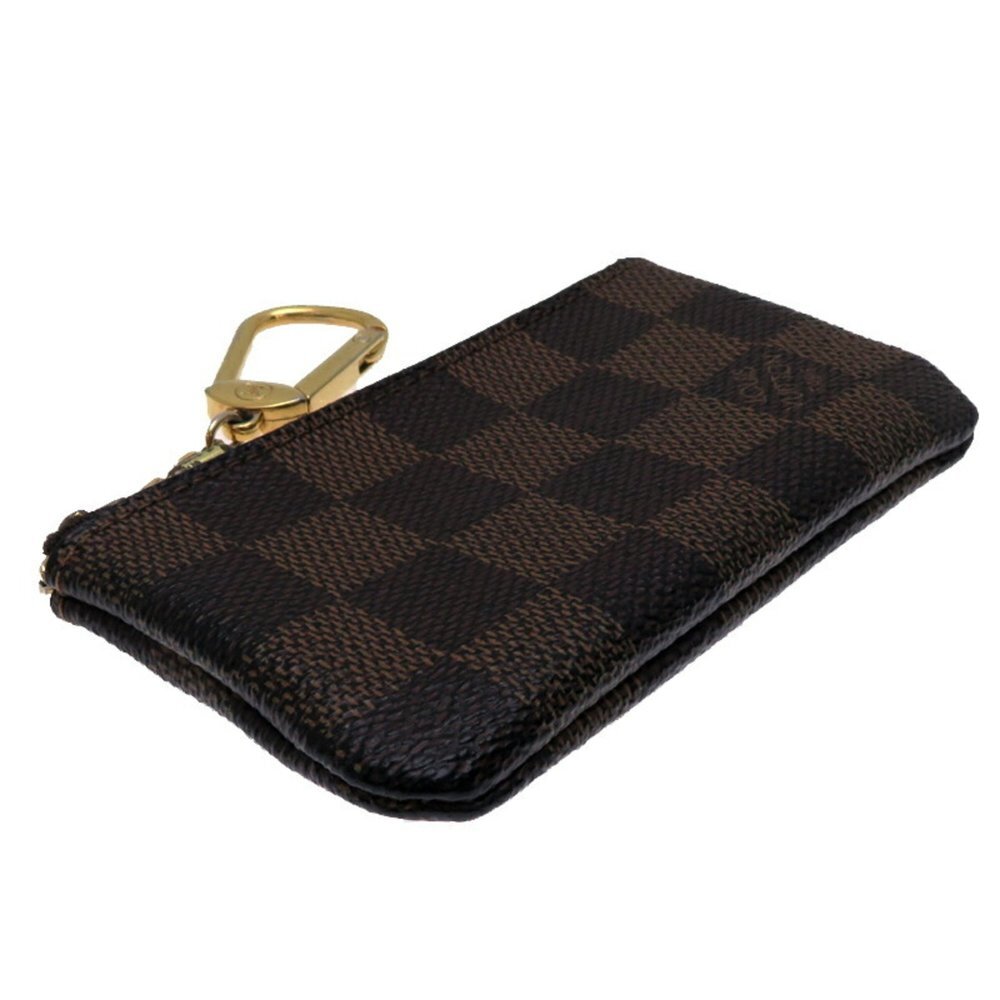 LOUIS VUITTON Authentic Brown Damier Pochette Mini Bag - Picture 4 of 9